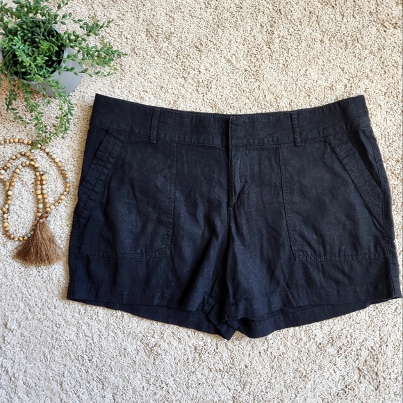 Apt. 9 Pants - APT 9 Black Linen Dress Short - Size 14